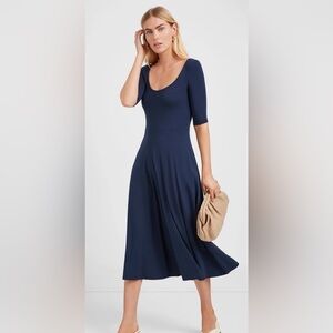MARCELLA Innogen  Navy Long Sleeve Dress